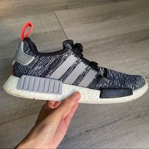 Adidas NMD R1 Glitch Camo Black Core Grey - 9.5M